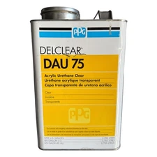 PPG Delclear DAU 75 🌀 Acrylic Urethane Clear 🌀 1 Gallon 🌀FREE SHIPPING🌀