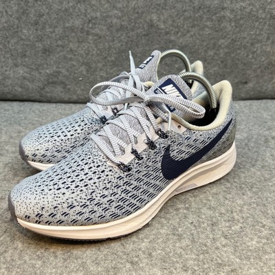 Nike Air Zoom Pegasus 35 Women Running Shoes Gray Blue Athletic Sneakers 9.5