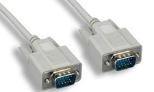 10FT VGA Monitor Cable HD15 Male to Male Beige