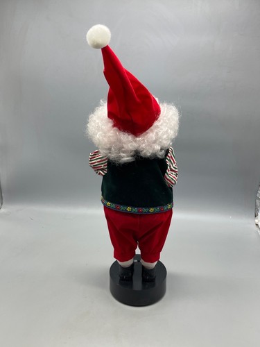 Trim a Home animierte & beleuchtete Weihnachtsfeiertage Santa Puppe 18" Batterie LESEN - Bild 7 von 12