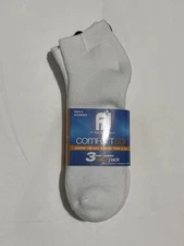 FootJoy Mens ComfortSof Socks - 3Pack - White
