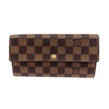 LOUIS VUITTON Damier Ebene Portefeuille Sarah N61734 860318