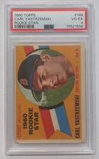 1960 Topps - Sport Magazine 1960 Rookie Star Carl Yastrzemski #148 (RC) PSA 4 