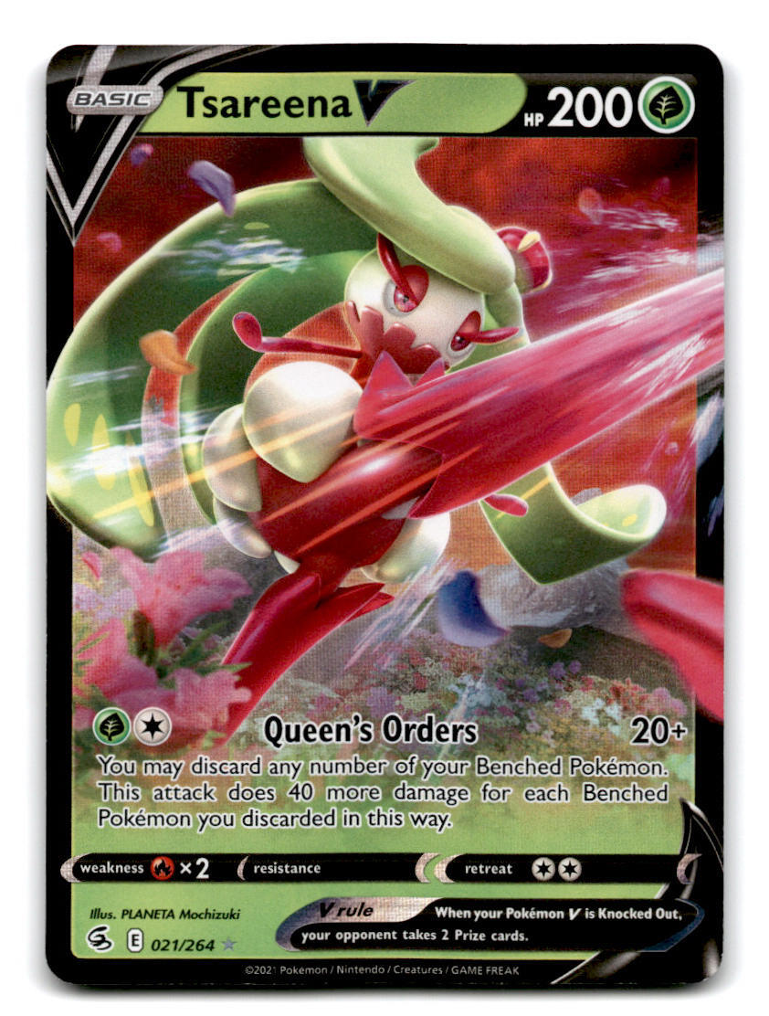 SWSH08: Fusion Strike #021/264 Tsareena V | eBay