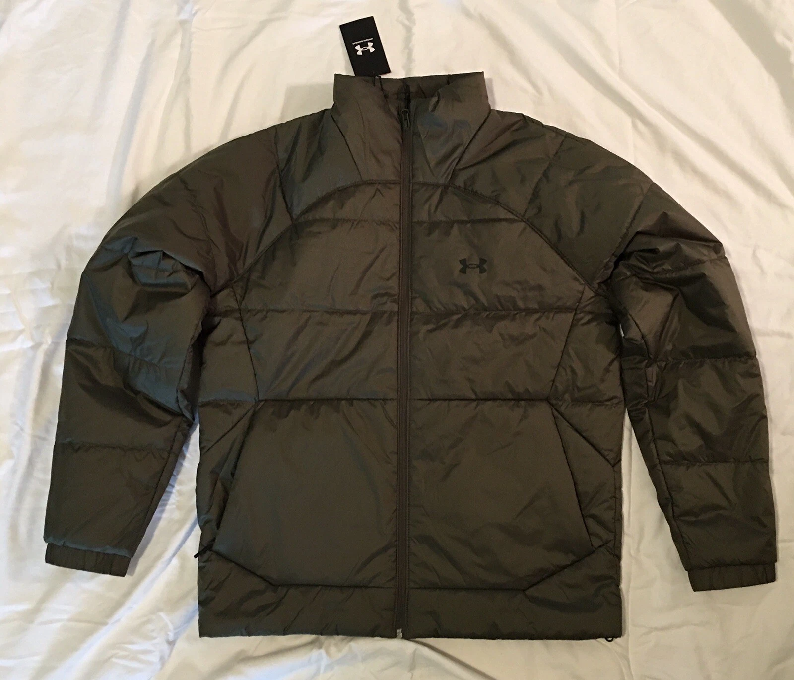 Under Armour Storm Insulate Puffer Jacket Men’s Large Green Style 1364907 NWT