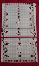 Two Passap/Pfaff Punchcard/Deco Cards-73a&73b For Duomatic Knitting Machines 