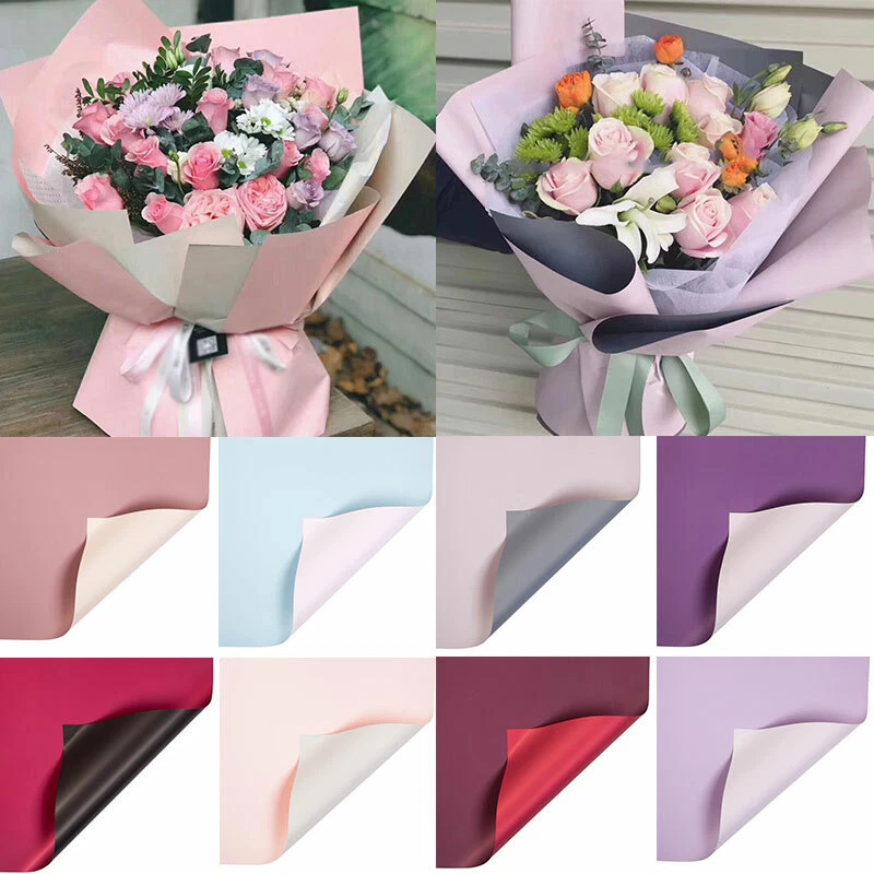 20x Flower Wrapping Paper Florist Bouquet Packaging Gift Wrap