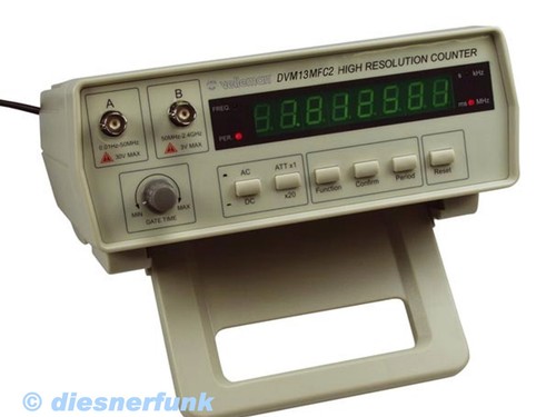 2.4 GHz FREQUENZZÄHLER HOHE AUFLÖSUNG DVM13MFC2 8 DIGI STELLEN 0.01Hz - 2.4GHz