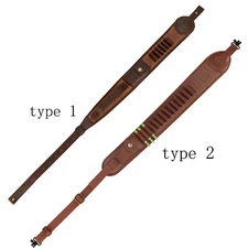 Tourbon Rifle Sling Ammo Holder Bullet Pouch Finger Rest Strap 2 Types Option