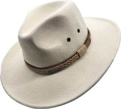 Cowboyhut knautschbar 100% Wollfilz Western Cowboyhut Handarbeit Premium Qualität