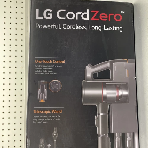 LG CORDZERO A916BM Stick Cordless Vacuum Cleaner - Black - New Open Box