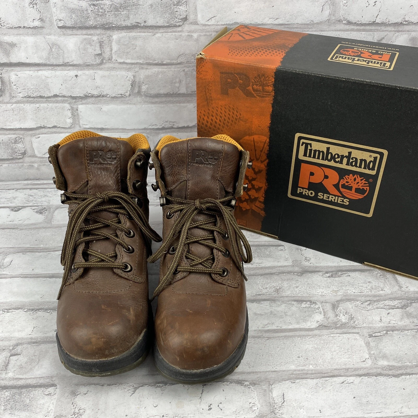 Stivali antiscivolo Timberland Pro 26388 Titan Coffee marrone punta di sicurezza taglia 6 5 M
