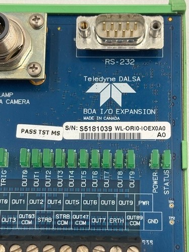 Teledyne Dalsa WL-ORI0-IOEX0A0 BOA Camera I/O Expansion Module Used - Picture 4 of 11