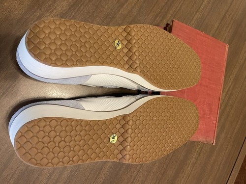 Mocasines Beltrami de cuero con gancho y bucle para mujer 7,5-38,5 Italia azul blanco dinero nuevos - Imagen 10 de 12