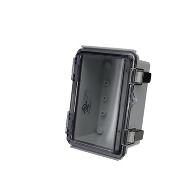 Fiberglas Box mit Edelstahl Riegel PTQ-11038-C Schwerlastgehäuse
