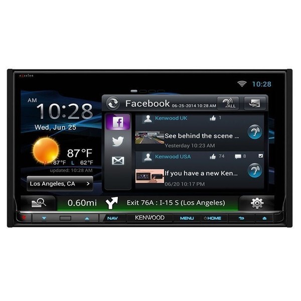 Kenwood DNN992 6.95 inch Car DVD Player for sale online eBay
