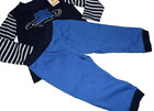 7R !WOW! NWT 2017 18-24M GYMBOREE HIPPO Knit Shirt & Pull On Pants Outfit Set — photo 5
