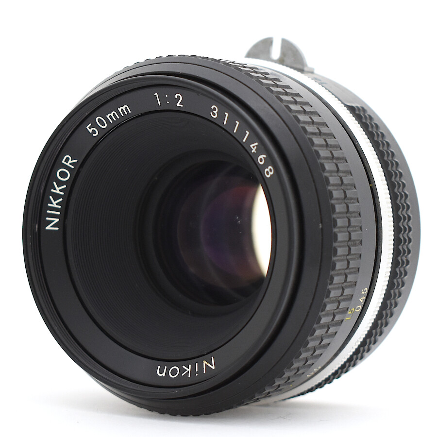 Excellent]Nikon Non Ai NIKKOR 50mm F2 Camera Lens Made In