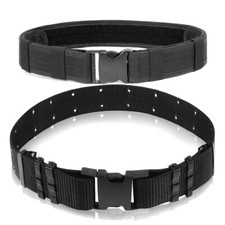 Tactical Combat Men Heavy Duty Belt Police Utility Belt Load Bearing with Buckle