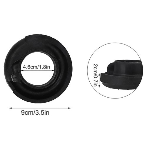 2X REAR LOWER RUBBER PADS SPRING SEAT CUP MOUNT FOR VW T5 TRANSPORTER 2003-2016 - Picture 4 of 12