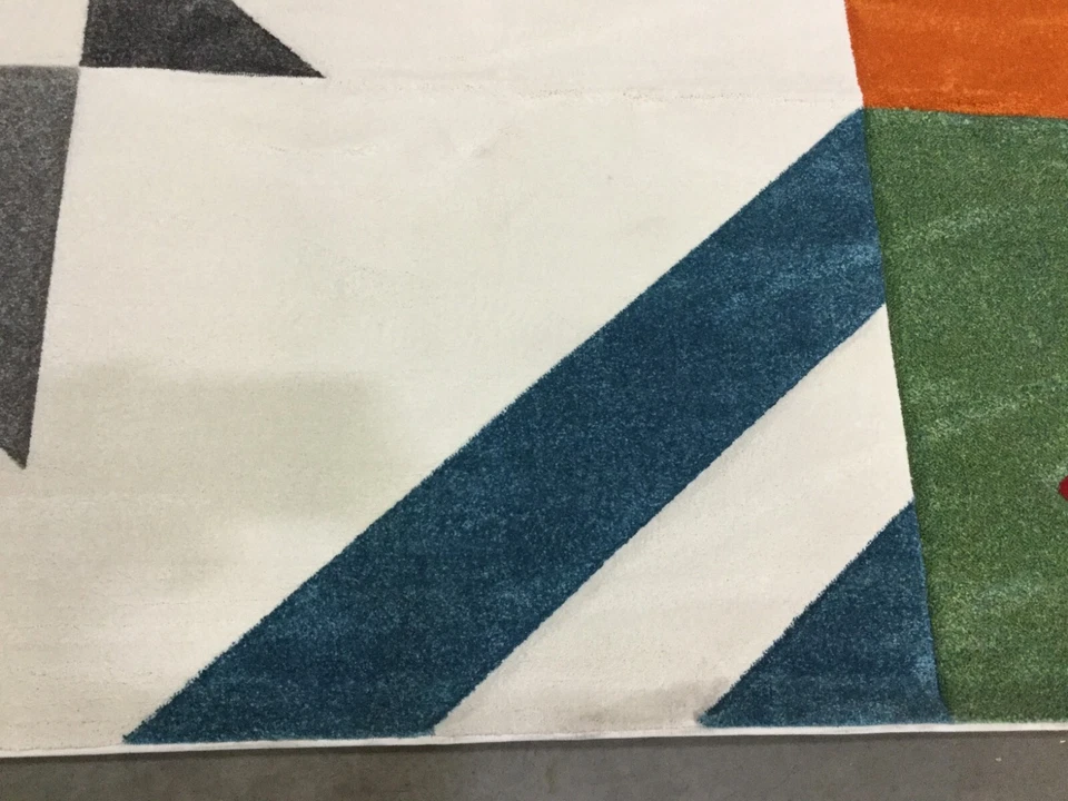 Tapete azul marfim/pavão 8' x 10' Spot on, preço reduzido 1172654829 HLW709B-8 - Imagem 2 de 4