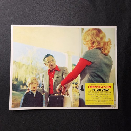 Lobby Card Open Season #2 Original Vintage 1974 Peter Fonda William Holden - Picture 2 of 4