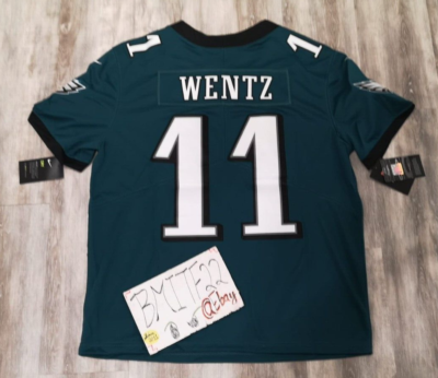 NWT Carson Wentz Philadelphia Eagles #11 NFL Nike On Field Vapor
