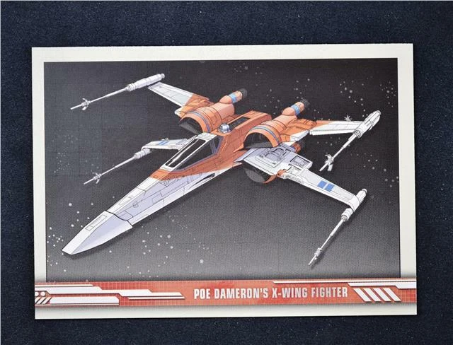 2019 Topps Star Wars Rise of Skywalker Ships Vehicles 4 Poe Dameron s X Wing