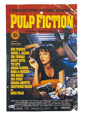 TIM ROTH SIGNED 12X18 PHOTO PULP FICTION AUTHENTIC AUTOGRAPH BECKETT ...