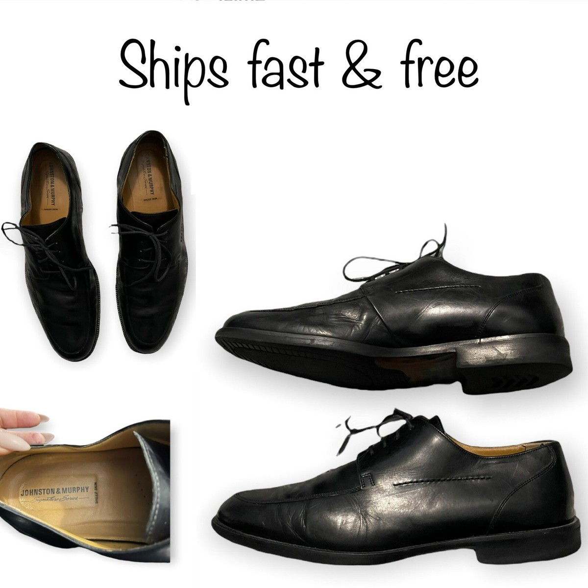 NWOT! JOHNSTON&MURPHY MENS Signature Series Oxford Amazon.com: Johnston & Murphy Men main image 4