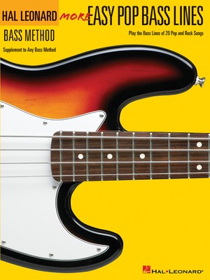 More Easy Pop Bass Lines Hal Leonard Supplemental Songbook Bass Guitar Song Book