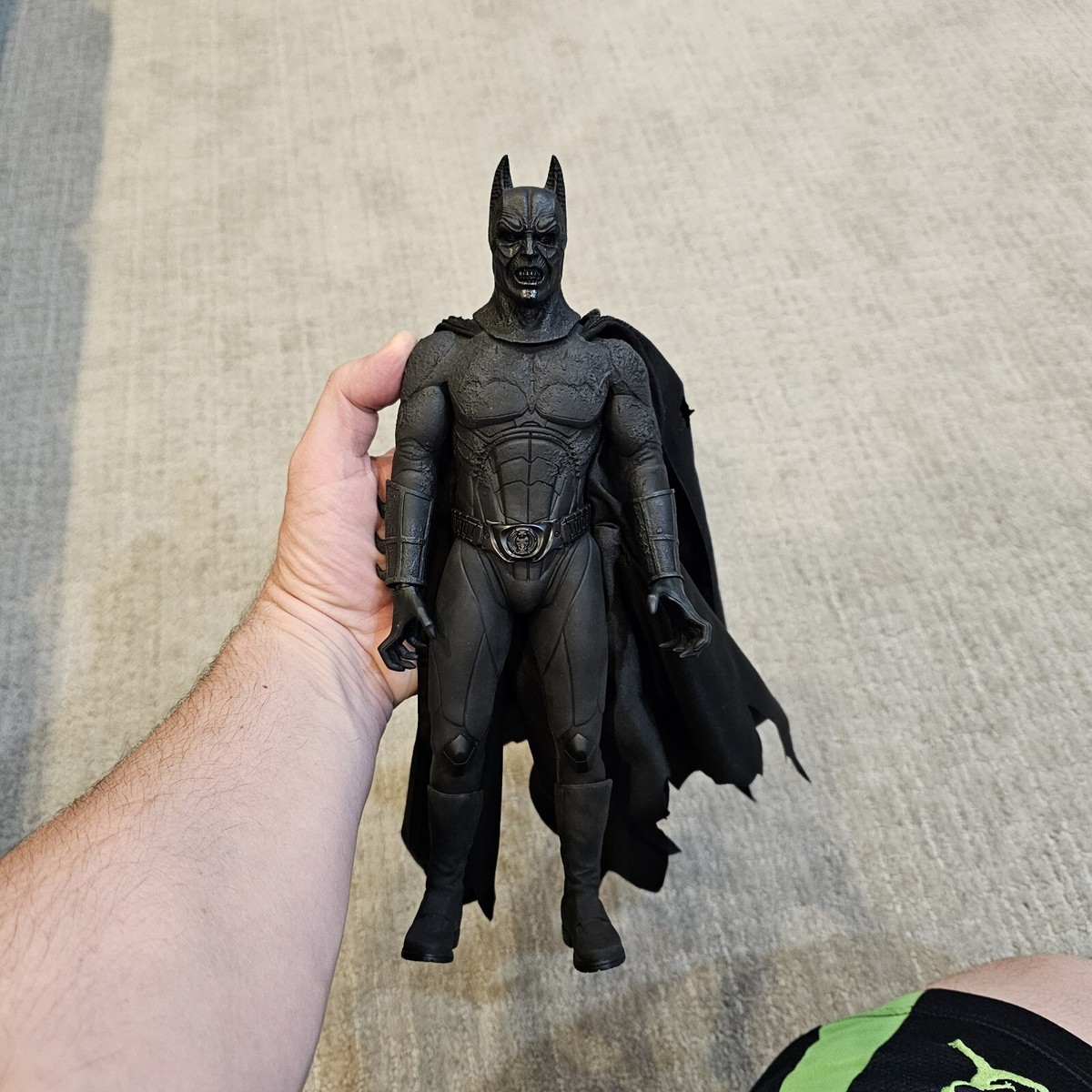 Custom Unpainted Head Sculpt For 1/6 Hot Toys MMS140 Batman