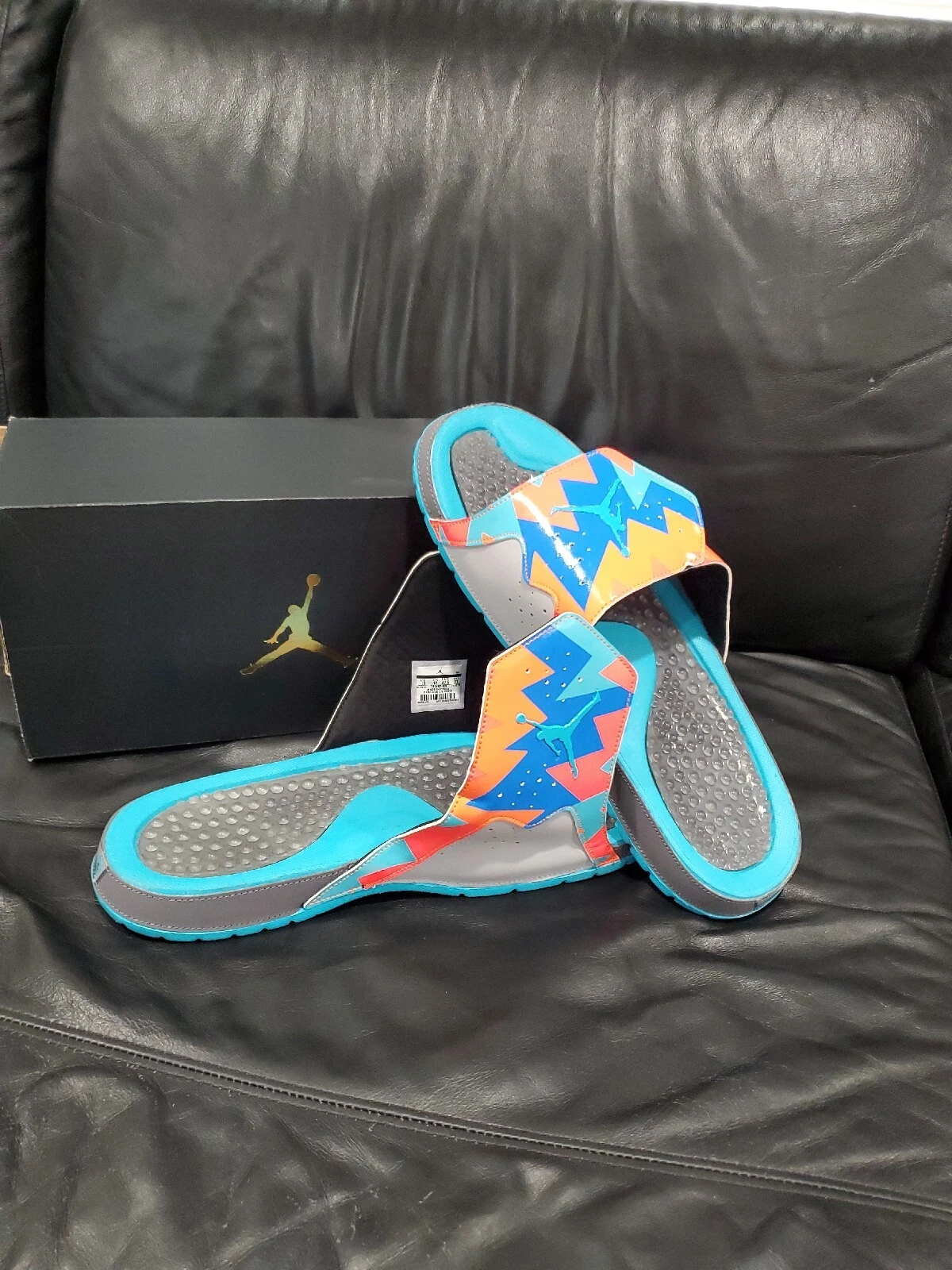 RARO US 13 UOMO = WMN 14 OG AIR JORDAN HYDRO VII RETRO 7 SLIDES NIKE 705467 013