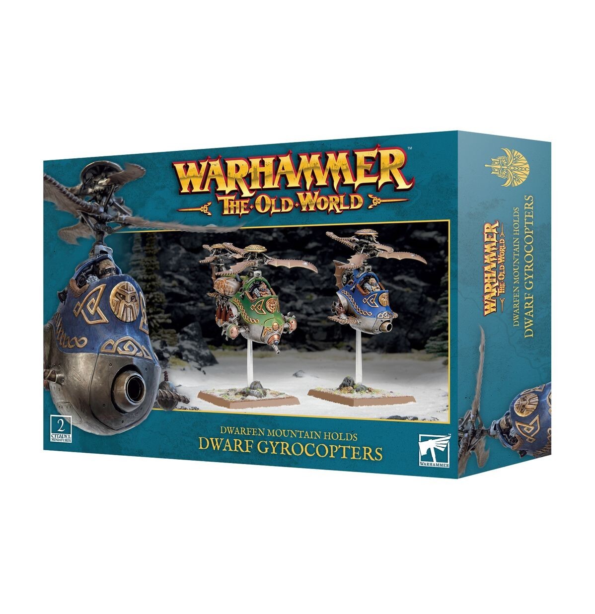 Dwarf Gyrocopters - Dwarfen Mountain Holds - Brand New - Warhammer The Old World