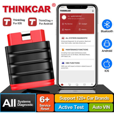 Thinksafe Pro KFZ OBD2 Diagnosegerät BT Scanner Alle Autofunktion kostenlos