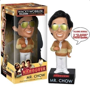2010 Funko Wacky Wobbler Talking Bobble Head MR. CHOW The Hangover - New/Sealed