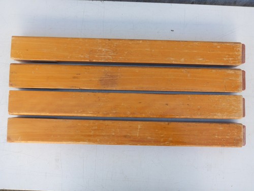 4 alte Tischbeine Holz zum Restaurieren Basteln Upcycling ca. 69,0 cm lang