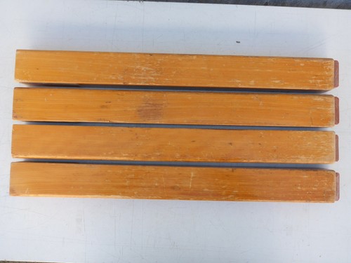 4 Old Table Legs Wood to The Restore Crafts Upcycling Approx. 69,0 CM Long - Picture 1 of 12