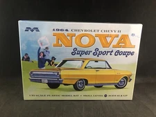 Moebius 1964 Chevrolet Chevy II Nova Super Sport Coupe 1:25 Scale Model Kit 2320