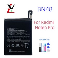 New BN48 Battery Replacement For Xiaomi Redmi Note 6 Pro M1806E7TI 4000mAh Tool