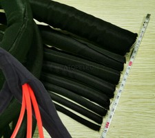 1-5M Self Closing Split Braided Expandable Sleeve Loom Wrap Wire Cable Sheath