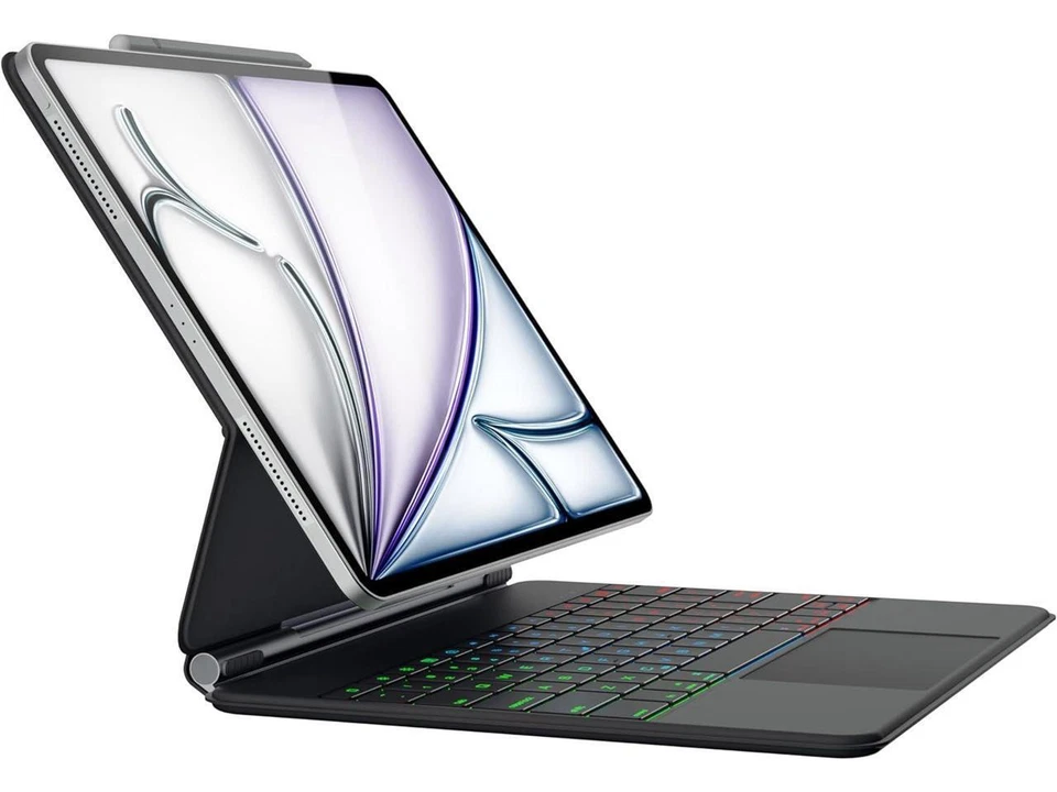 Magic Keyboard Hülle für iPad Air 13 Zoll 2024 iPad Pro 12.9 6th 5th 4th 3rd Gen