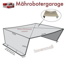 Rasenm&auml;her M&auml;hroboter Garage Roboterdach Metall Rasenm&auml;her Rasenroboter Carport