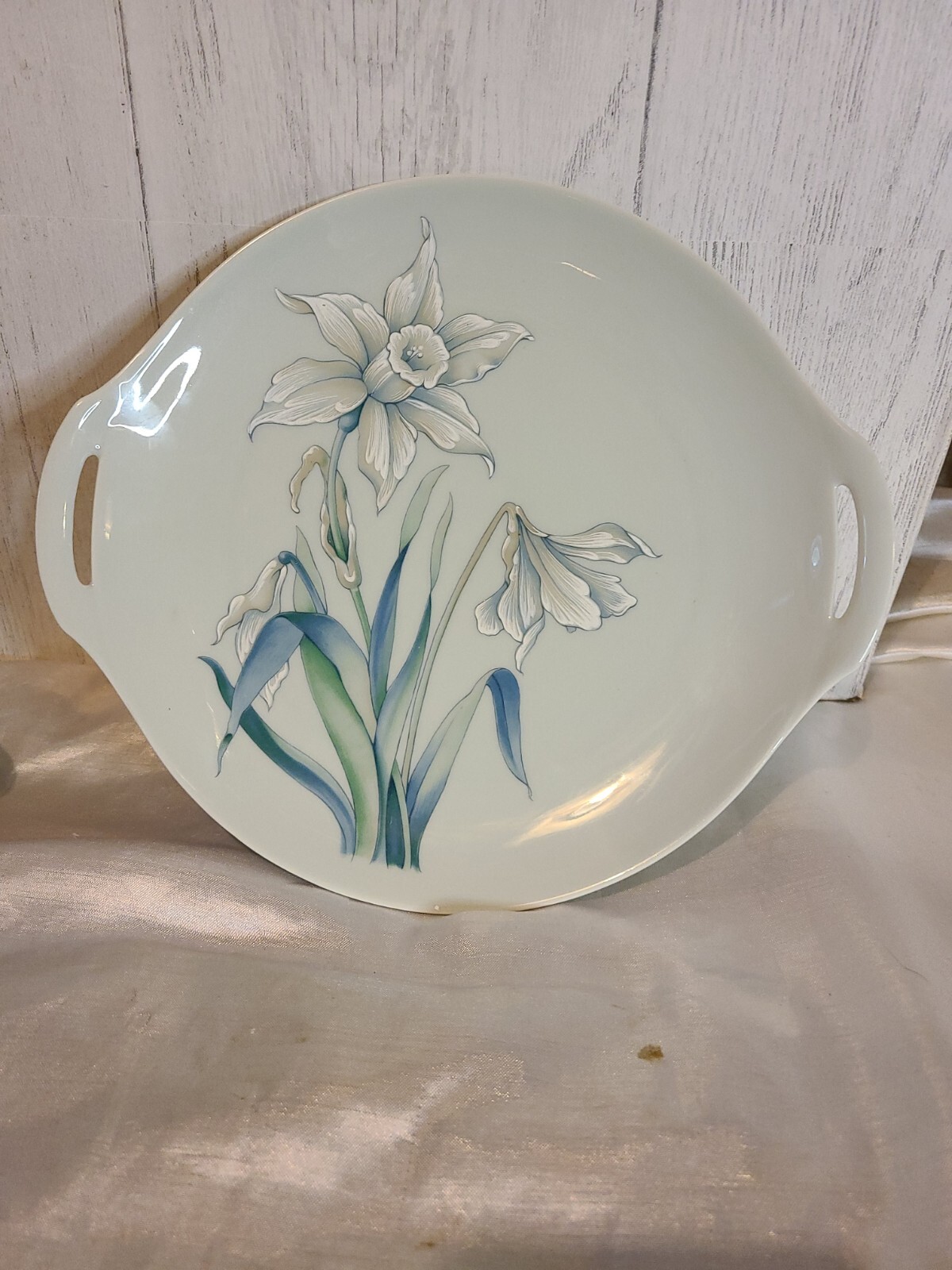 HAVILAND Limoges France JONQUILLE Handled Plate FLORALIES eBay