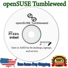 openSUSE Tumbleweed 64-bit Live/Installer DVD Same-Day Shipping California