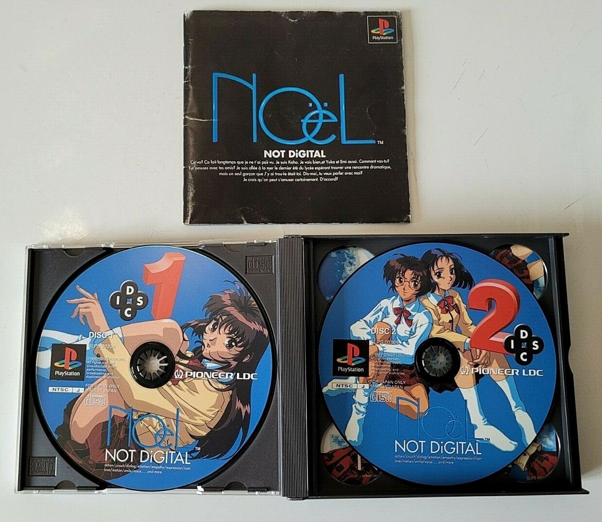 Noel Special Edition Not Digital – PlayStation 1 PS1 NTSC-J – Complet Avec MiniCD, Très Bon état