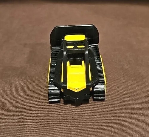 1994 Vintage TONKA Tractor Bulldozer Front Loader Rubber Track Diecast Yellow - Picture 4 of 5