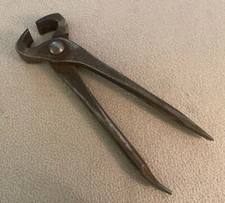 Vintage Fence Tool Staple Puller Pliers 8”w/ Screw Driver And Puller