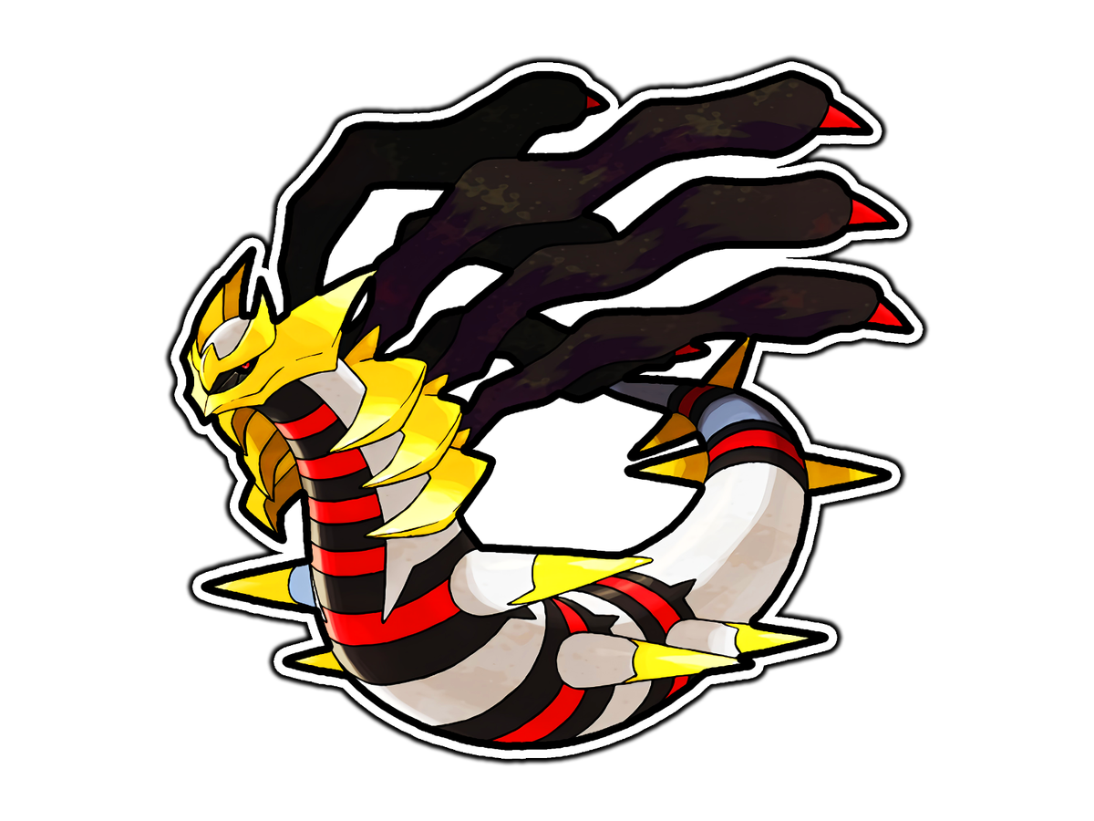 Giratina Origin Waterproof Vinyl Sticker Decal Die-Cut