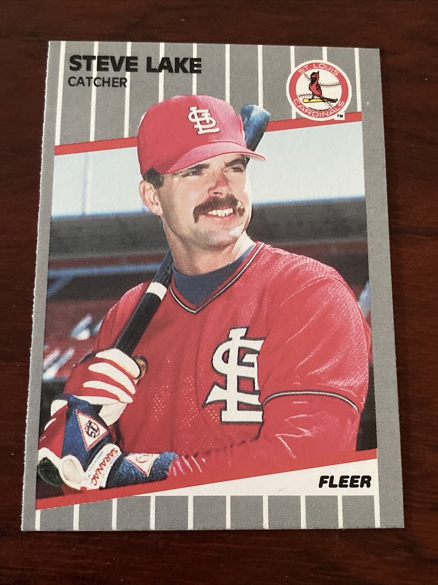 1989 Fleer St. Louis Cardinals Steve Lake #454 B5127* | eBay